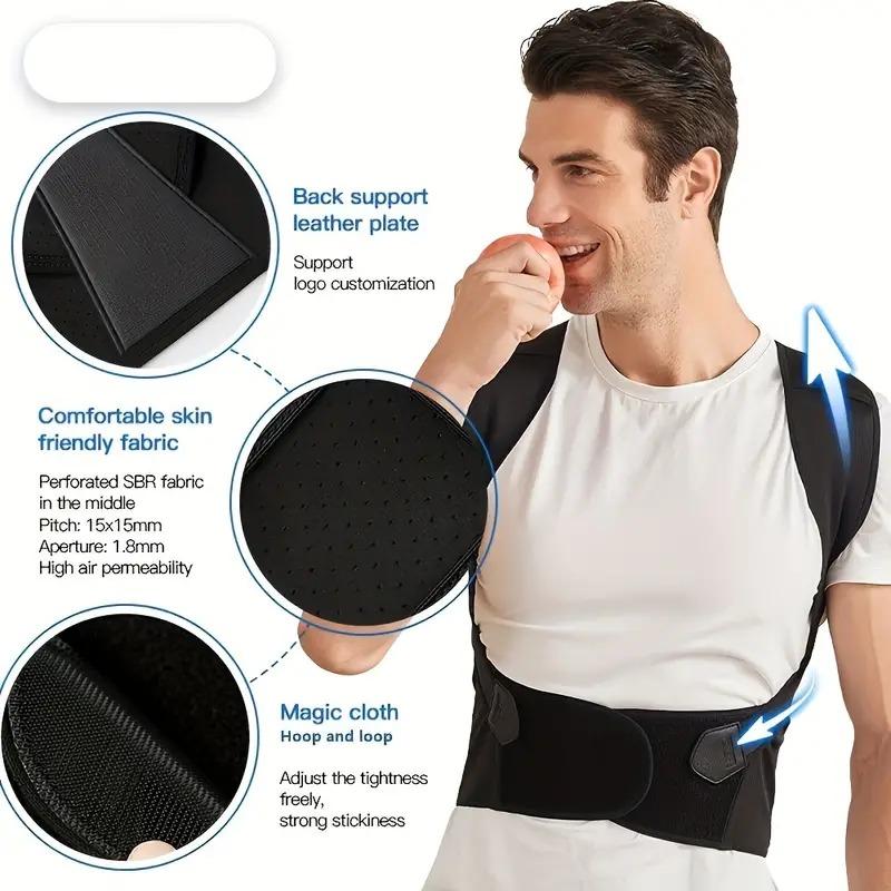 RQUAD Adjustable Back Posture Corrector/ Slouching Relieve Pain Belt W